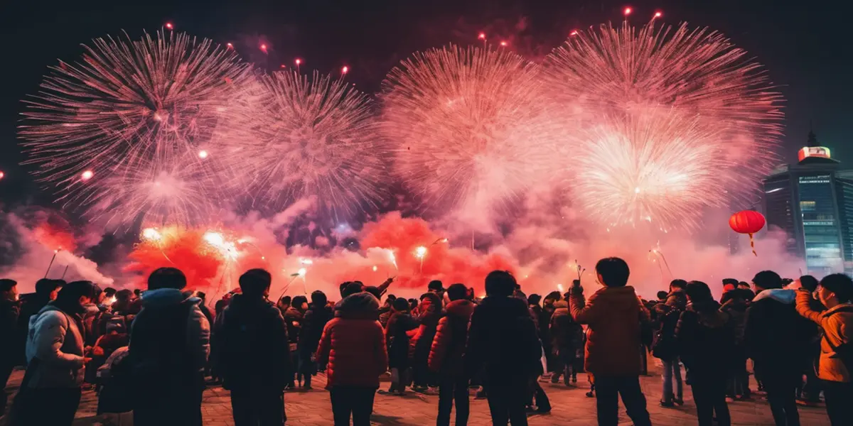 Fireworks in China