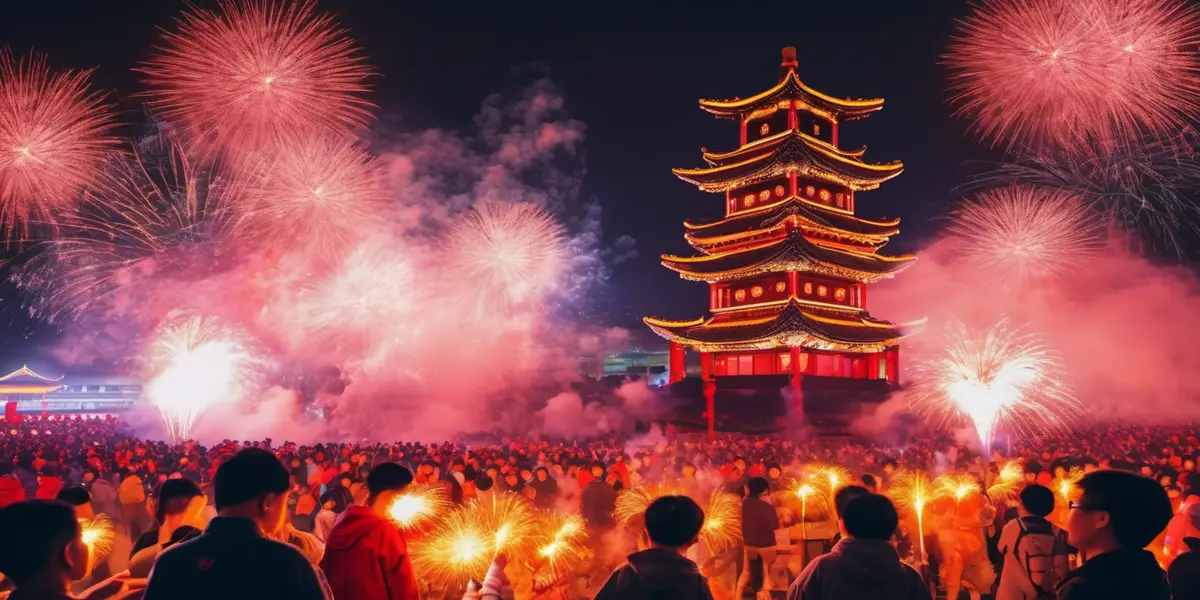 Fireworks in China